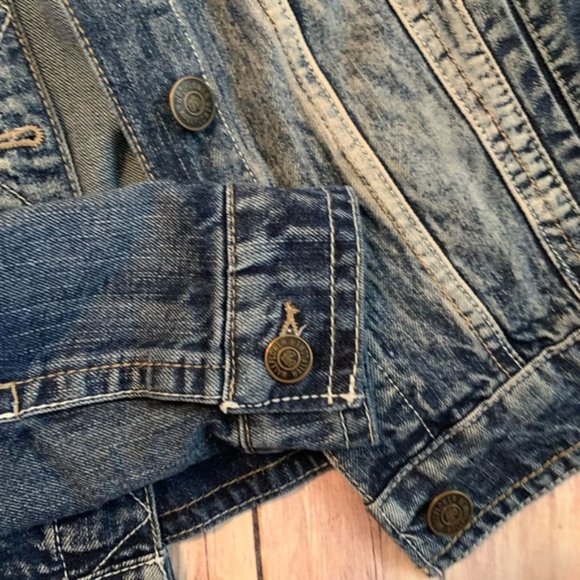 Jean Jacket Acid Wash Cropped S - Picture 5 of 7